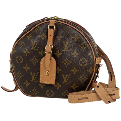 Louis Vuitton Boite Chapeau Small Shoulder Crossbody Bag Monogram Brown