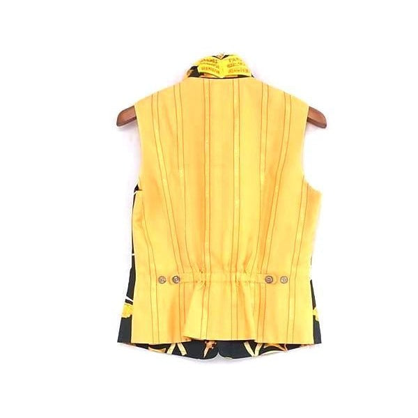 Hermes LA Danse 100% Silk Vest Size 40 — view 2