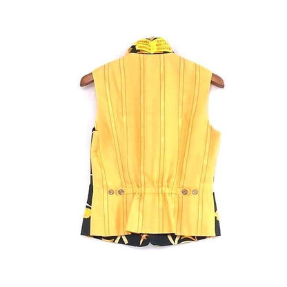 Hermes LA Danse 100% Silk Vest Size 40 — view 2