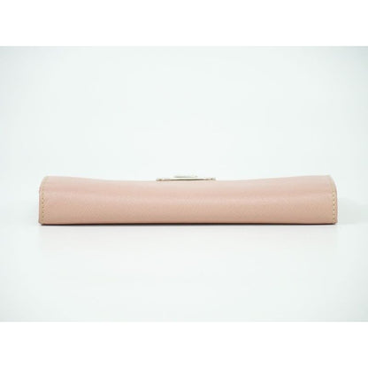 Prada Saffiano Leather Long Wallet Pink — view 5