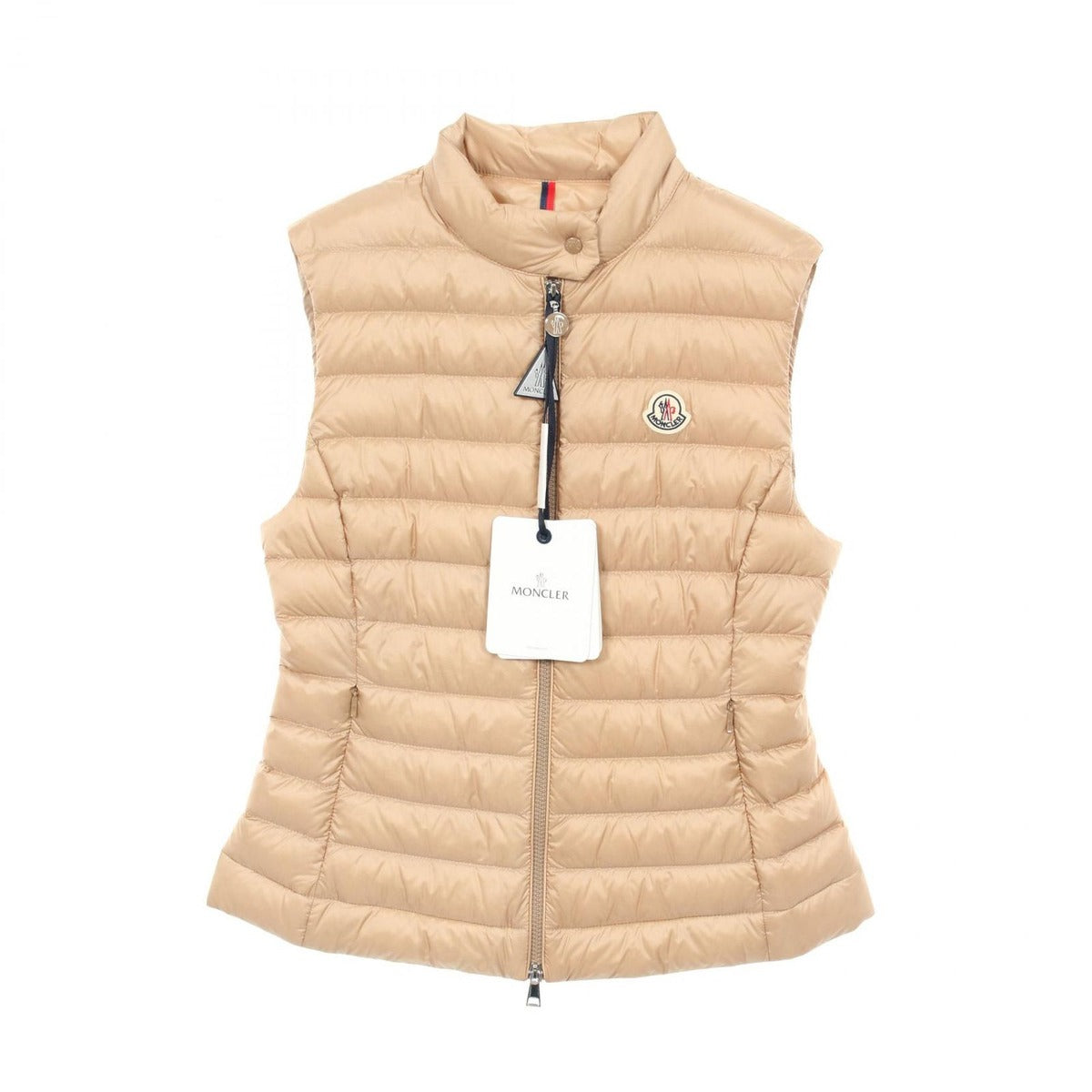 Moncler Down Vest Igens Beige Nylon