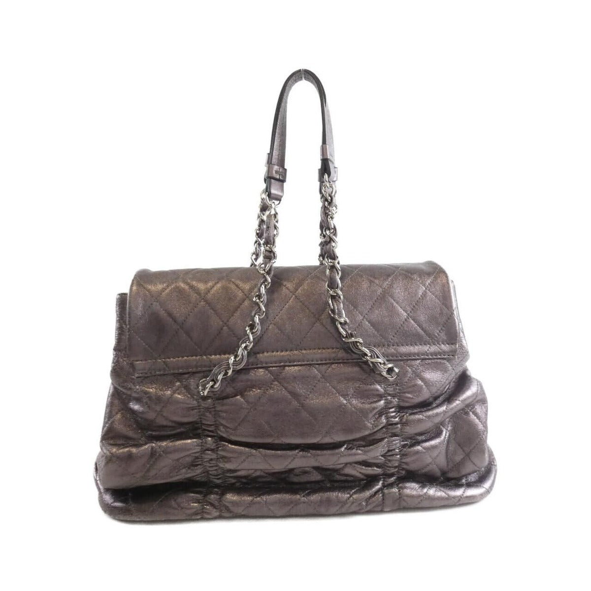Chanel Shoulder Bag Silver — view 2