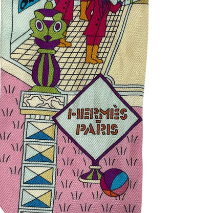Hermes Twilly Scarf Silk la Maison Des Carres Carre Box — view 4