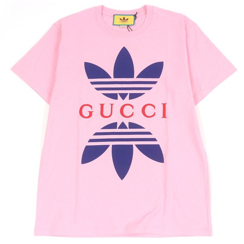 Gucciadidas 2021 100% Cotton Trefoil Logo Print Short