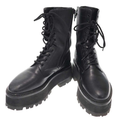 Celine 23 SS Bulky Maxx Lace Up Boots Black 40