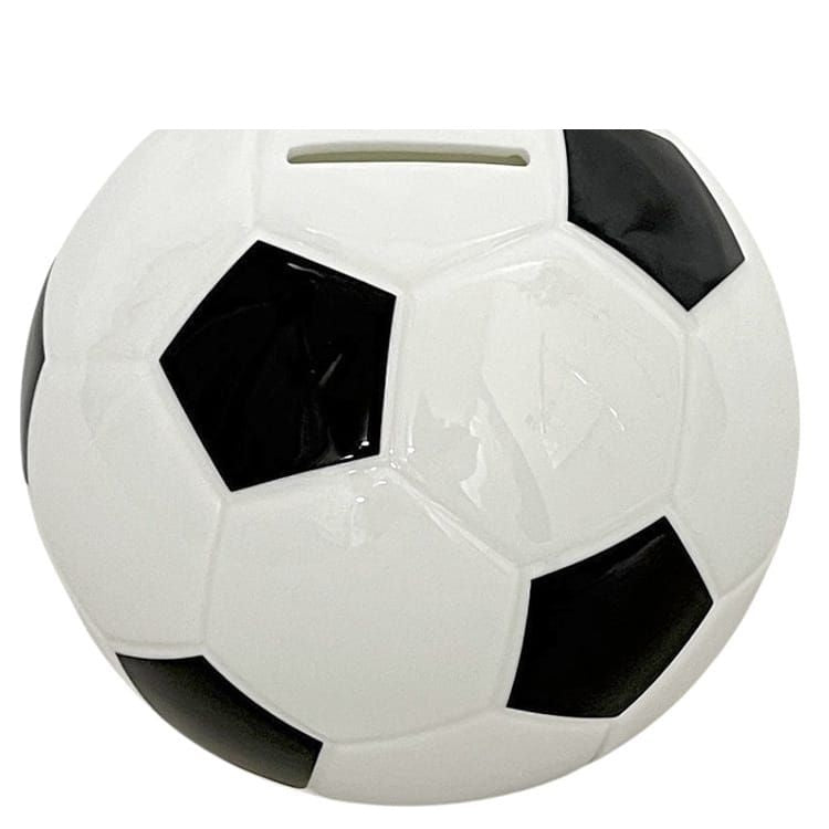 Tiffany & Co Savings Soccer Ball Baby Bank Ceramic White Interior
