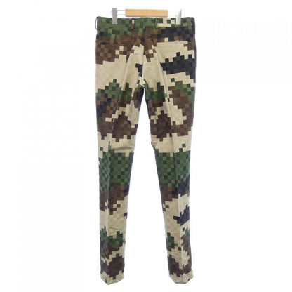 Louis Vuitton Tailored Cotton Damier Cigarette Pants Beige Brown Khaki — view 6