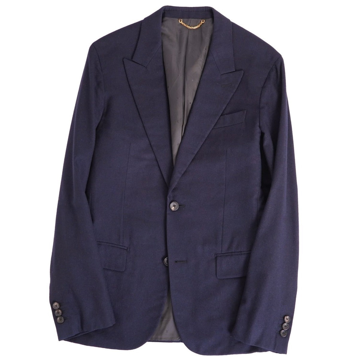 Louis Vuitton Tailored Jacket Black Leather
