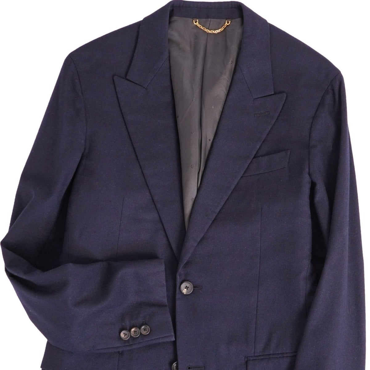 Louis Vuitton Tailored Jacket Black Leather — view 3