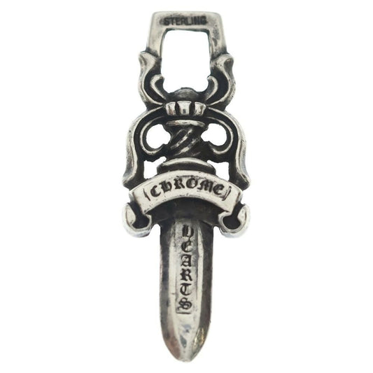Chrome Hearts 10 Dagger Pendant Top Silver