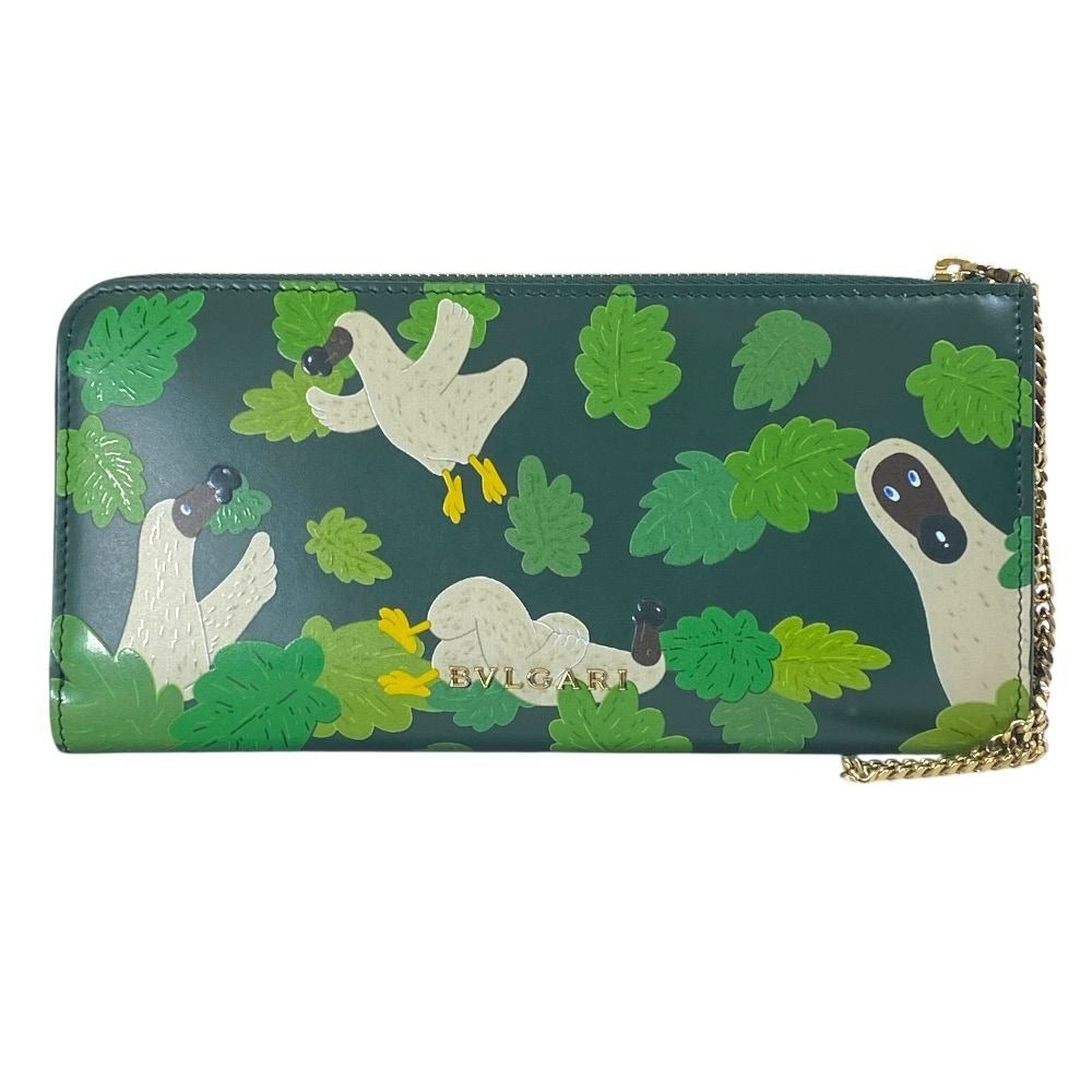 Bvlgari Limited Model Sunwoo Kim Serpenti Forever Zip Wallet Long