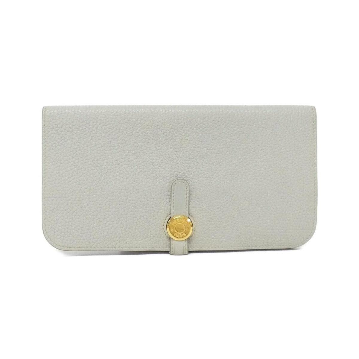 Hermes Dogon Wallet Gold Gris Perlee