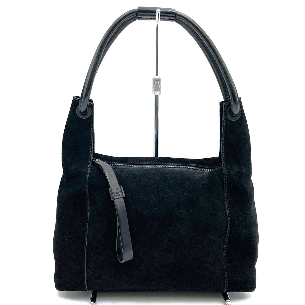 Gucci Shoulder Bag Suede Black