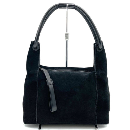 Gucci Shoulder Bag Suede Black