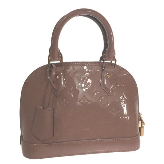 Louis Vuitton Vernis Alma BB Shoulder Bag Rose