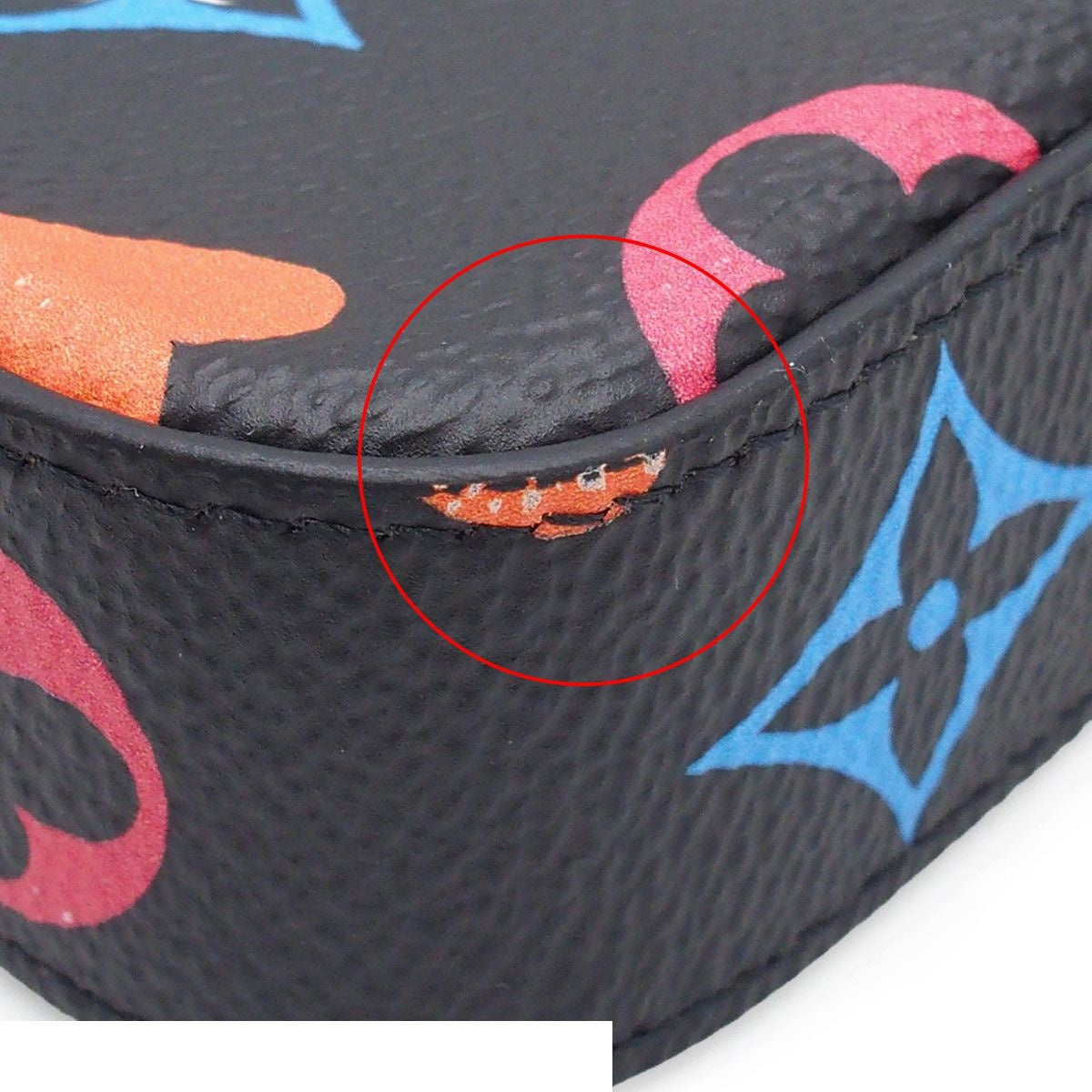 Louis Vuitton Pochette Felicity Black Multicolor Monogram Canvas Game on Chain — view 8
