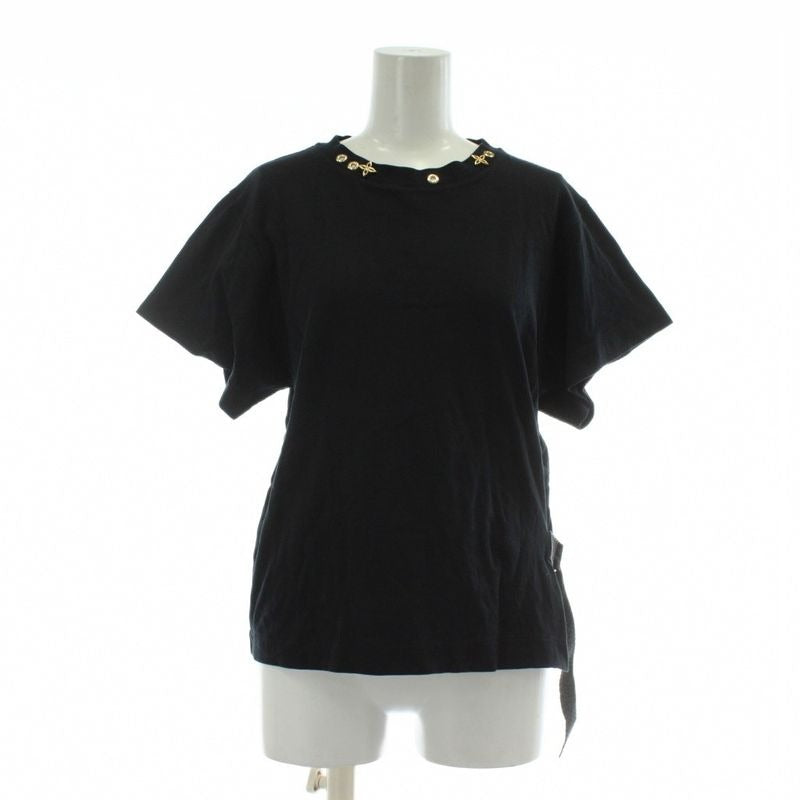Louis Vuitton T-Shirt Cut And Sewn Short Sleeves Crew Neck Side Straps