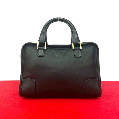 Loewe Amazona 28 Anagram Logo Leather Mini Boston Bag