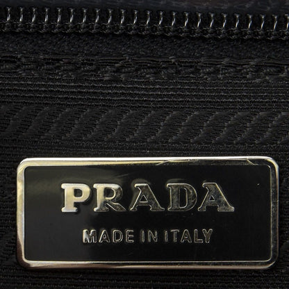 Prada Front Zip Camera Crossbody Black Nylon Canvas — view 10
