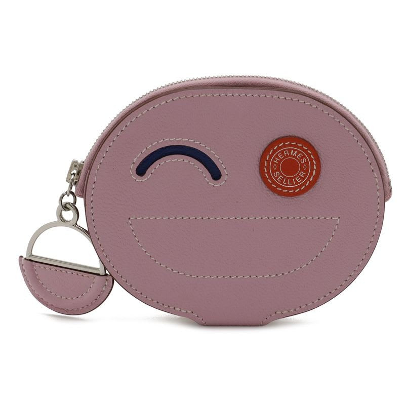 Hermes In The Loop Wink Coin Case Purse Pouch Chevre Leather