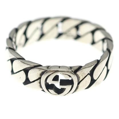 Gucci Interlocking Wide Ring Silver