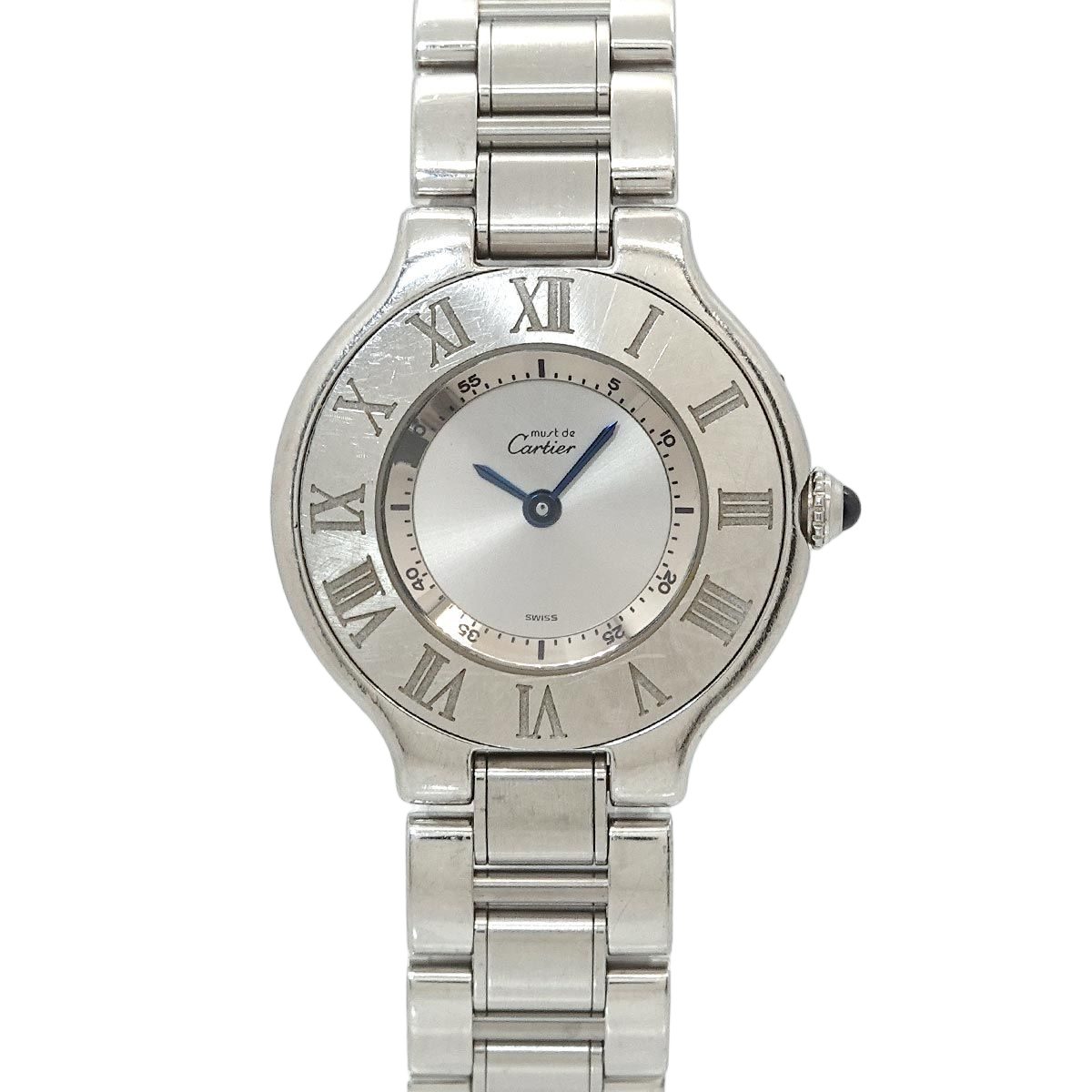Cartier Must 21 Vantian Watch Silver Quartz