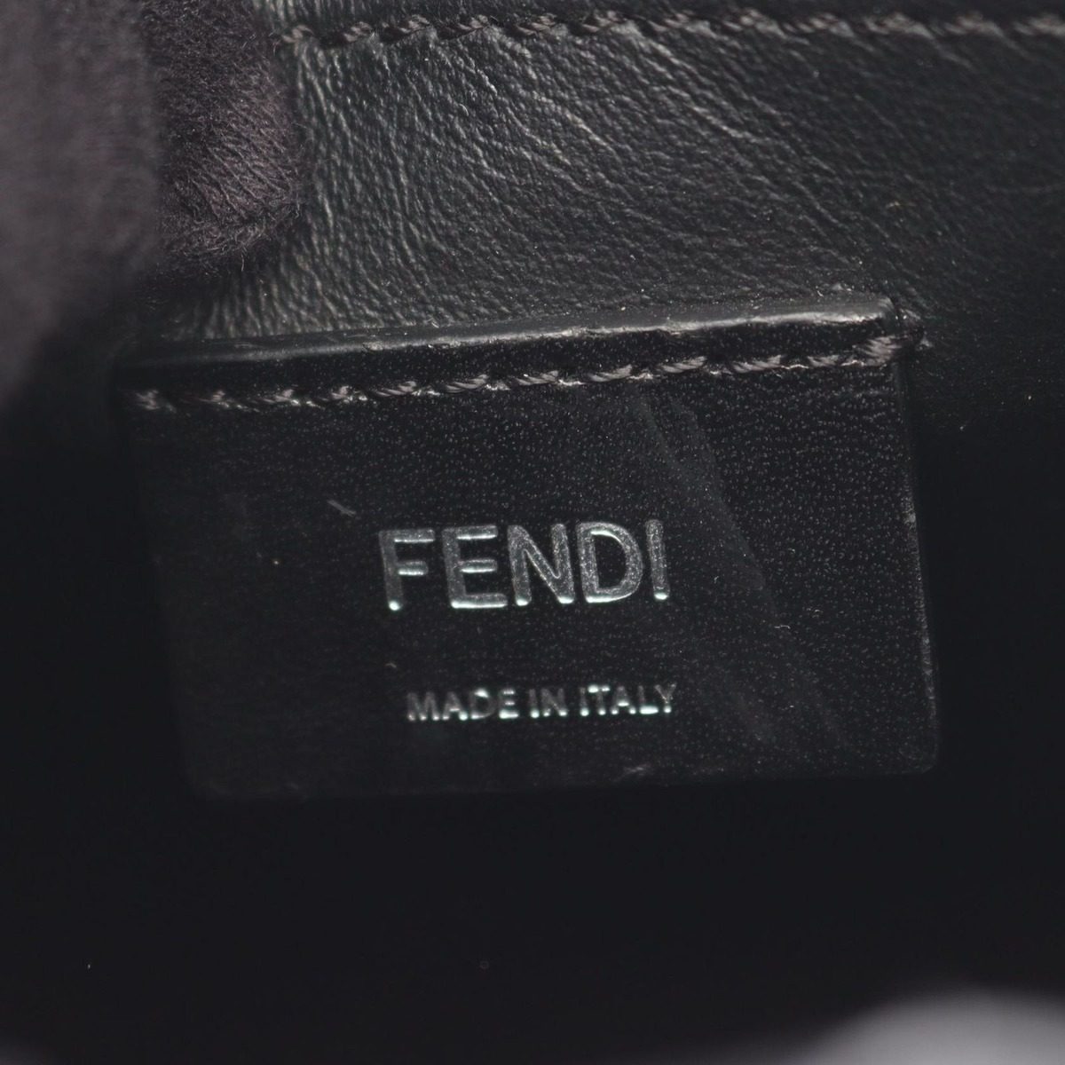 Fendi Handbag Pack Shopping Bag Small Black Leather — view 4