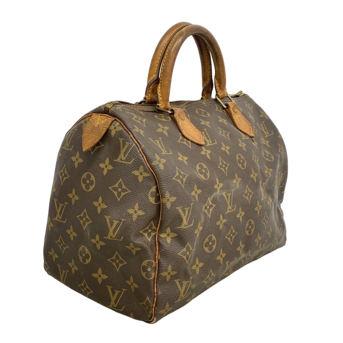 Louis Vuitton Handbag Monogram Speedy 30 Brown — view 2