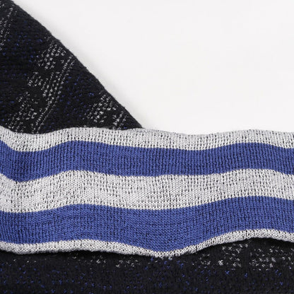 Chanel Dress Cotton Rayon Black Blue. Gray — view 6