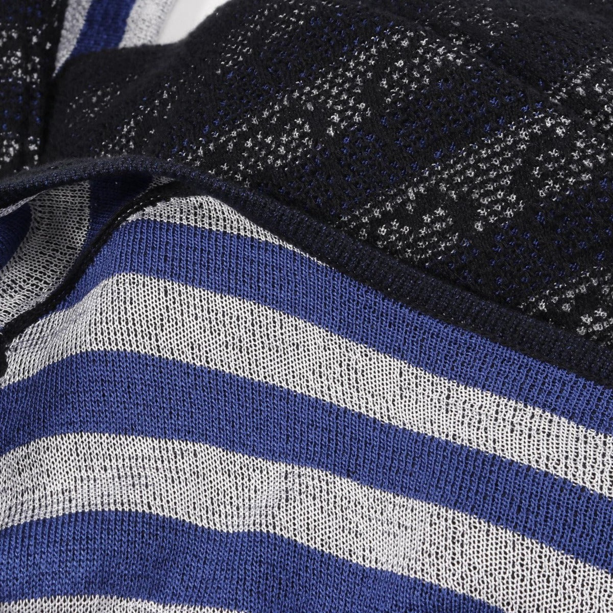 Chanel Dress Cotton Rayon Black Blue. Gray — view 7