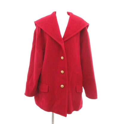 Versace Sport Vintage Coat Sarah Shawl Collar Wool Alpaca Blend Gold Buttons 42
