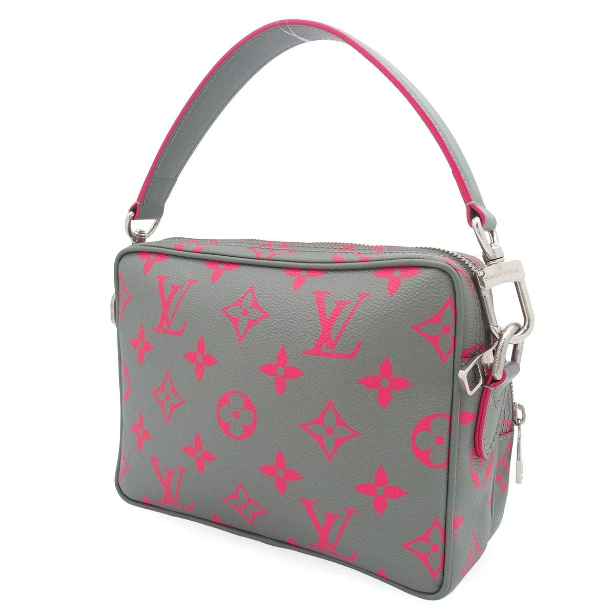 Louis Vuitton Nile Gray Pink Monogram Glow 2-Way Shoulder Bag — view 2