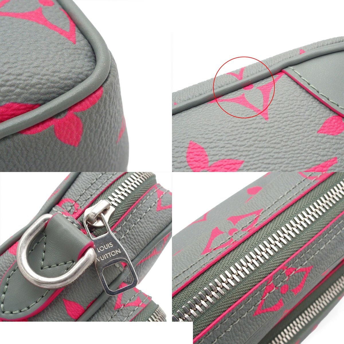 Louis Vuitton Nile Gray Pink Monogram Glow 2-Way Shoulder Bag — view 7