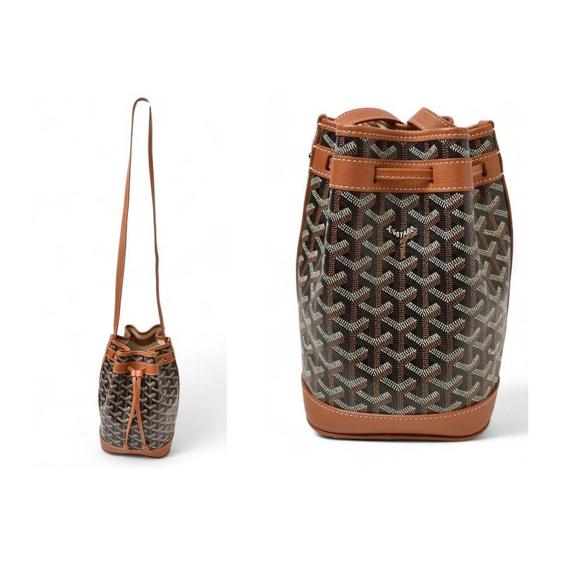 Goyard Bag Shoulder Petit Flo Bucket Peflotpmlty50 Cl50 P Black — view 6