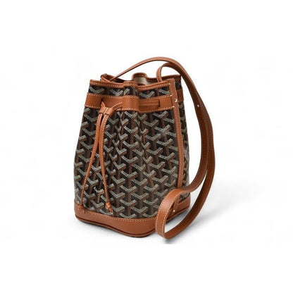 Goyard Bag Shoulder Petit Flo Bucket Peflotpmlty50 Cl50 P Black