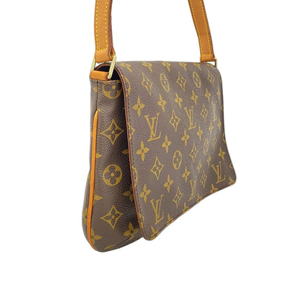 Louis Vuitton Shoulder Bag Monogram Musette Tango Short Strap Brown — view 2