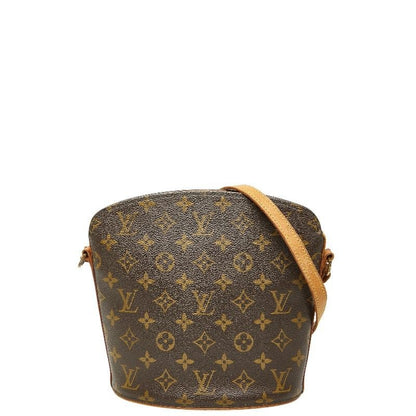 Louis Vuitton Monogram Drew Crossbody Shoulder Bag Brown Leather