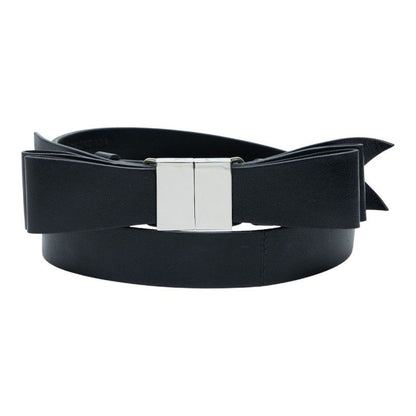 Balenciaga Ribbon Black Leather