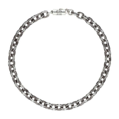 Chrome Hearts Paper Chain Silver Bracelet