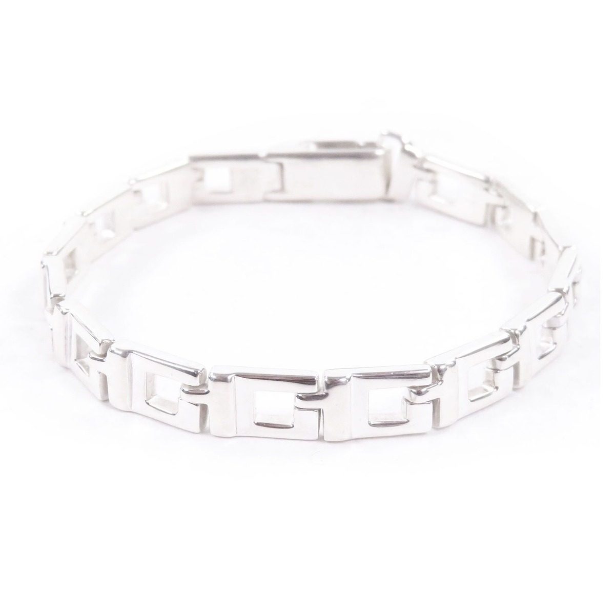 Gucci Vintage Glogo Bracelet Silver Box Weight