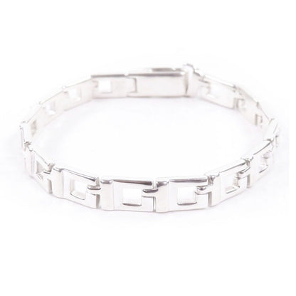 Gucci Vintage Glogo Bracelet Silver Box Weight