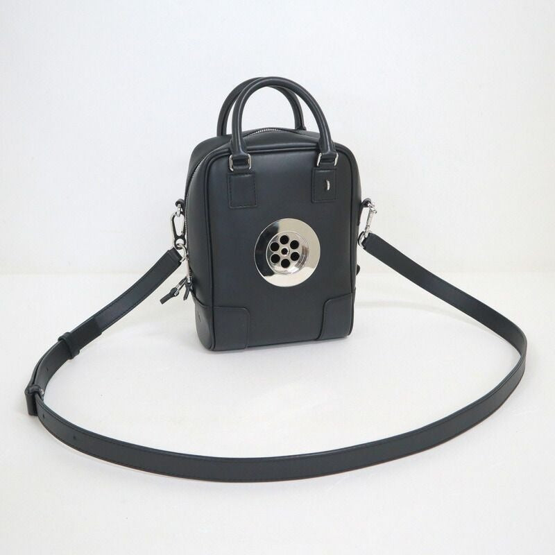 Loewe Amazona 15 Sink Hole 2-Way Shoulder Bag Leather Black