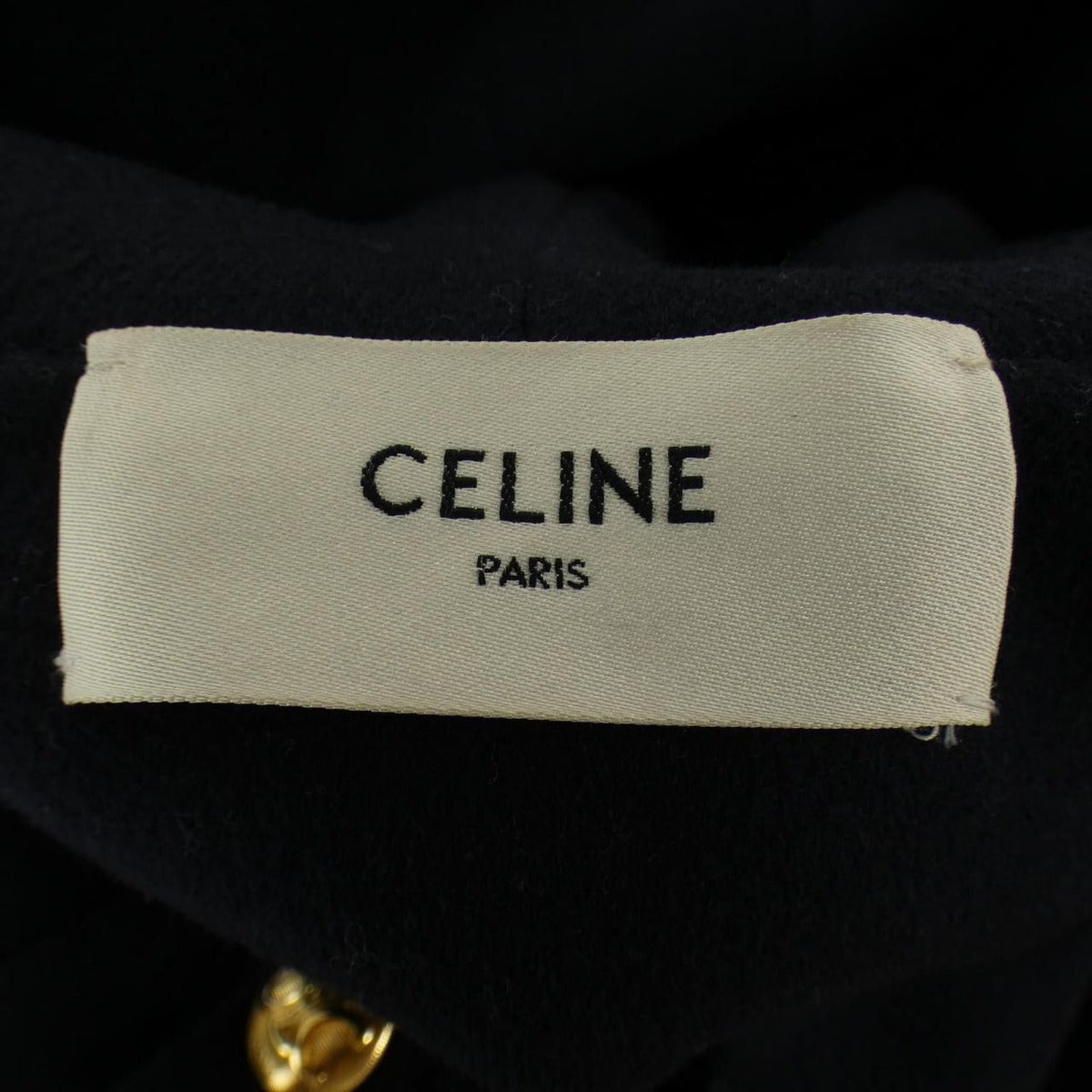 Celine Triomphe Jacket Cashmere Navy — view 4