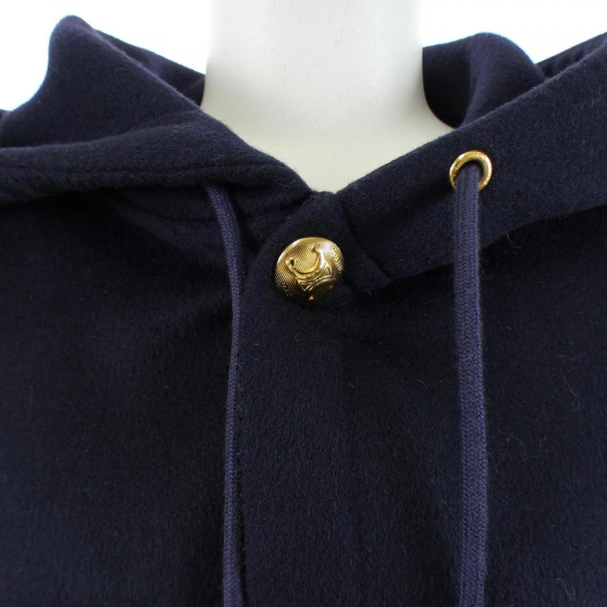 Celine Triomphe Jacket Cashmere Navy — view 5