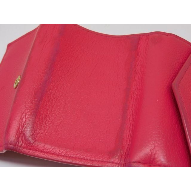 Louis Vuitton Ub5200 Portefeuille Lock Mini Trifold Compact Wallet Pink — view 5