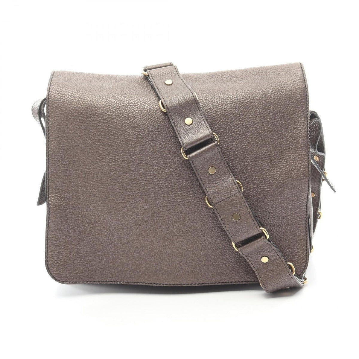 Celine Shoulder Bag Bronze Leather