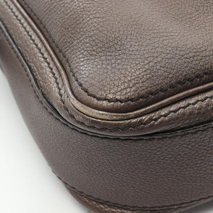 Celine Shoulder Bag Bronze Leather — view 8