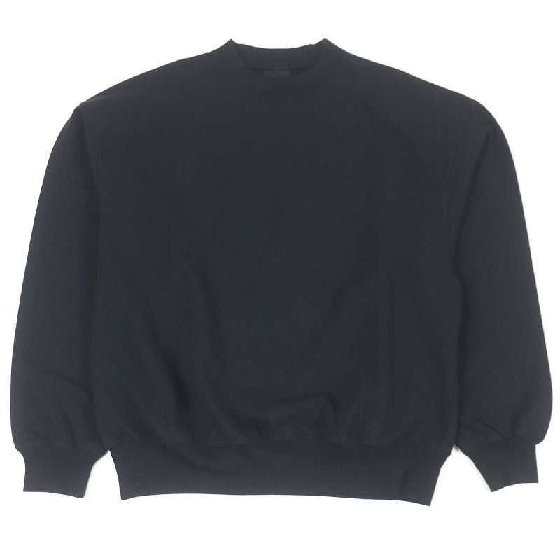 Balenciaga 22 AW Back Logo Embroidery Oversized Sweatshirt Black XXS
