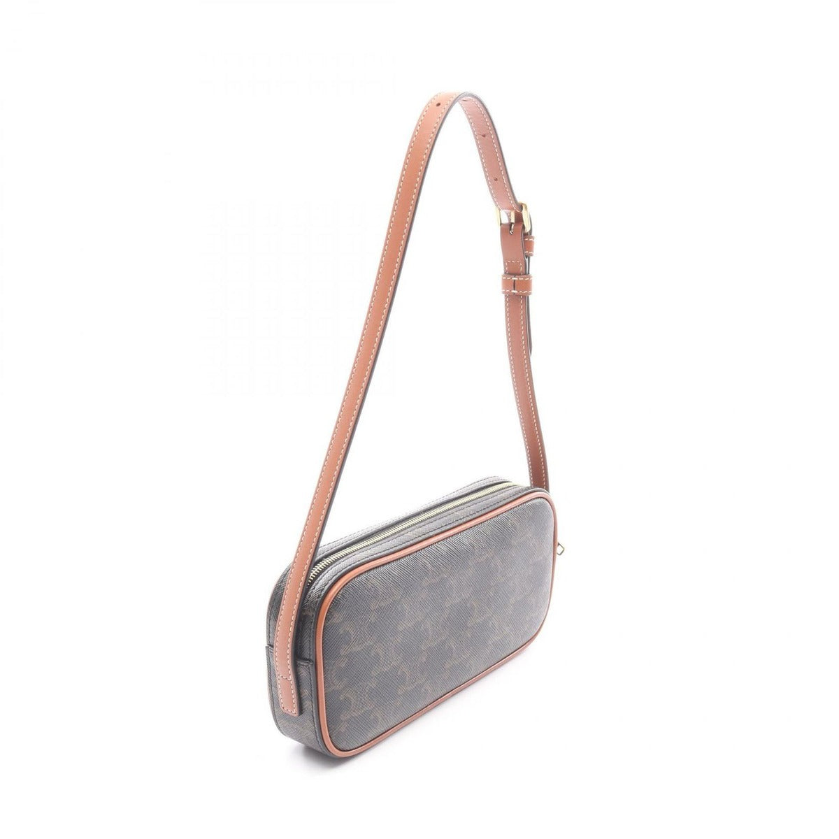 Celine Shoulder Bag Cuill Triomphe Mini Black Multi — view 2