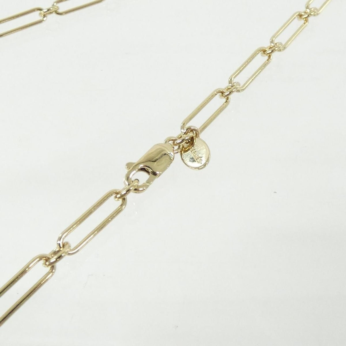 Hermes Amulet Lacquer Padlock GM Necklace Soir Perma Brass — view 4